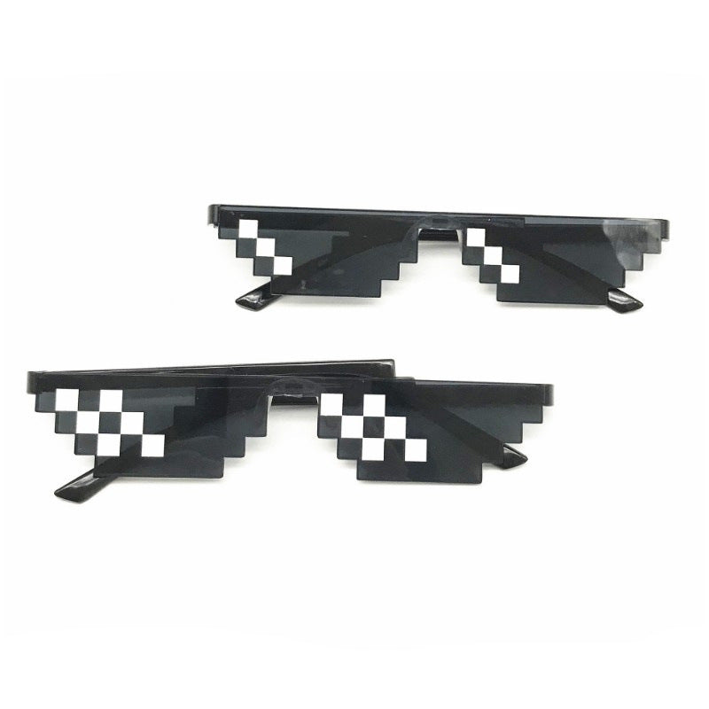 Wholesale Mosaic glasses two-dimensional cool funny sunglasses